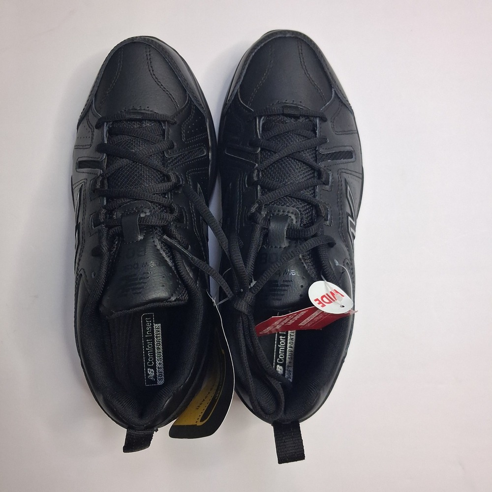 New Balance 608v5 Mens 7 Womens 8.5 Wide Black Slip Resistant Shoes WX608AB5 - Picture 11 of 12